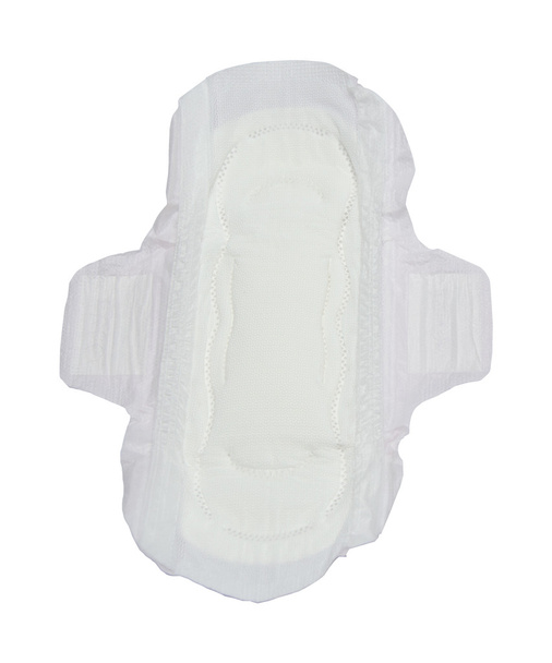 Sanitary napkin isolate on white background - Photo, Image