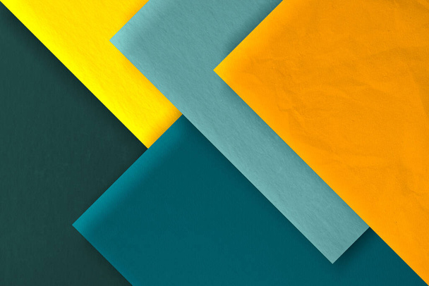 Fondo de diseño de material de papel vívido abstracto para proyectos creativos - Foto, Imagen