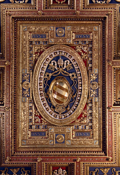 Frammento del soffitto della Loggia delle Benedizioni, Roma, Ital
 - Foto, immagini