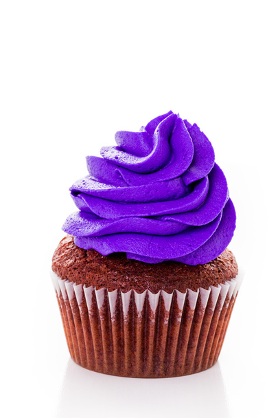 Cupcake with bright color icing - Photo, Image