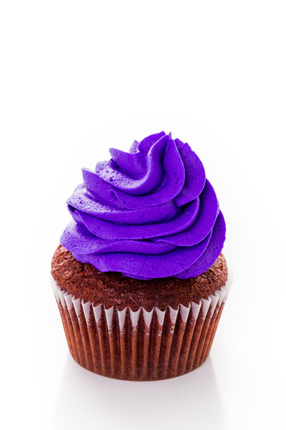 Cupcake with bright color icing - Photo, Image