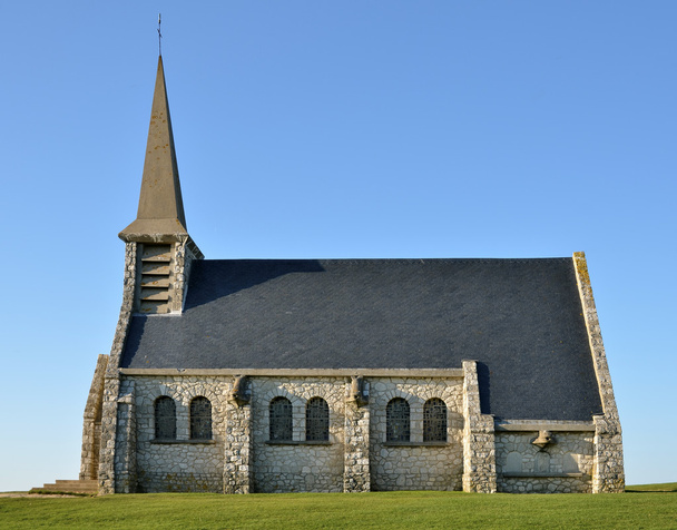 Chapel Notre-Dame-de-la-Garde of Etretat in France - Photo, Image