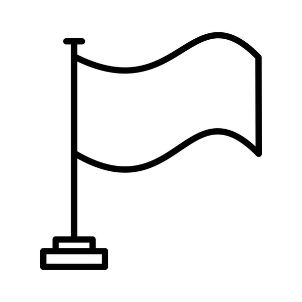 Conception d'icône vectorielle de drapeau - Vecteur, image