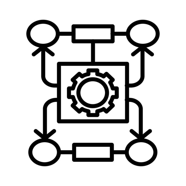 Algorithm Vector Icon Design - Vecteur, image