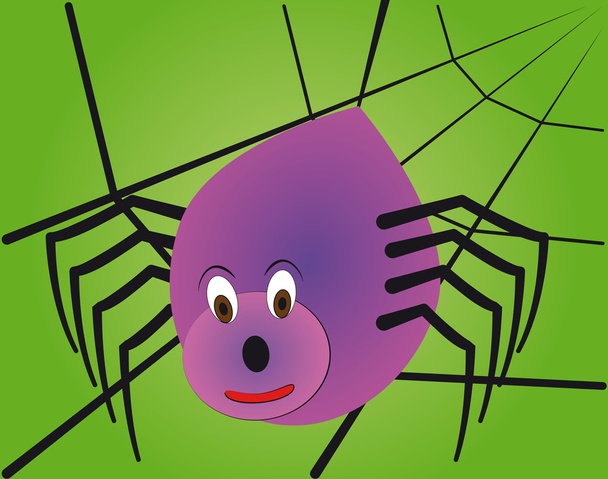 ilustrace cartoon Spider - Vektor, obrázek