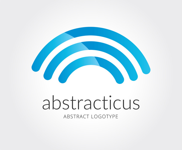 Abstraktní sítě logo - Vektor, obrázek