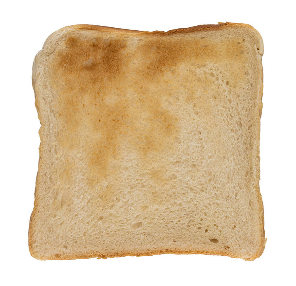geïsoleerde foto van sneetje toast brood - Foto, afbeelding