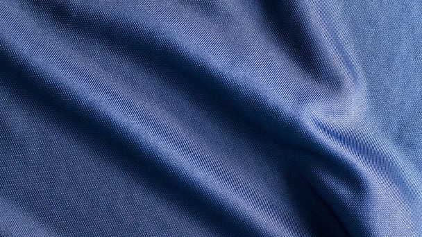 blue fabric cloth background texture - Φωτογραφία, εικόνα