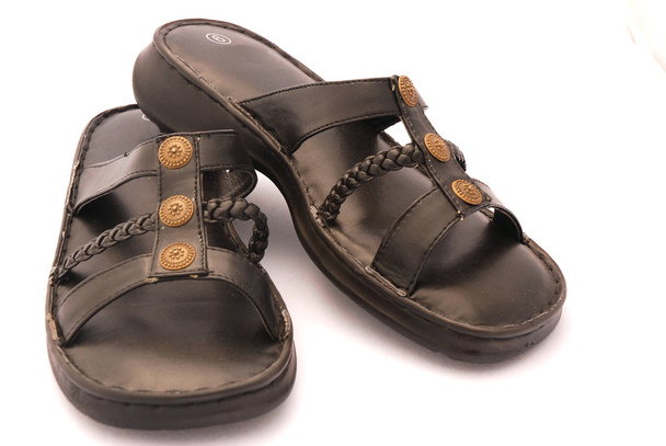 Чёрные сандалии
 - Фото, изображение