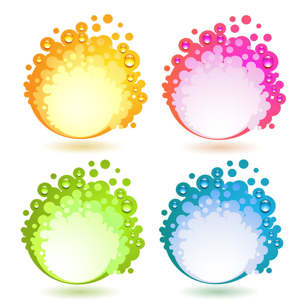 Background with drops - Vector, Image