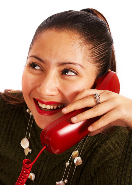 donna che chatta al telefono
 - Foto, immagini
