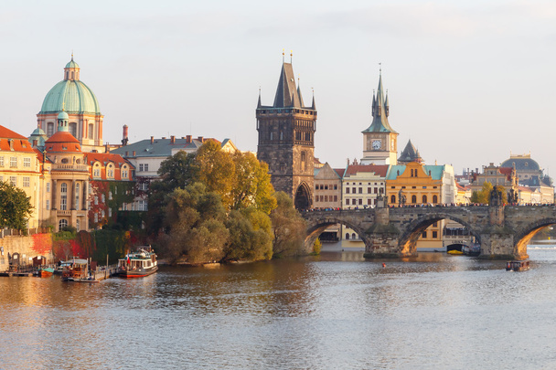 Vista de Praga y el río Moldava
. - Foto, Imagen