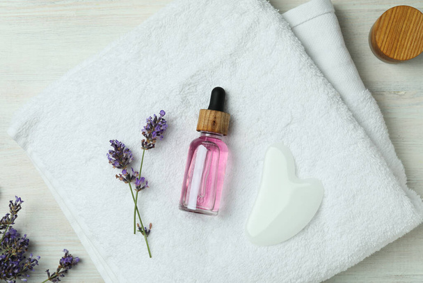 Body care and skin care cosmetic - lavender oil - Foto, imagen