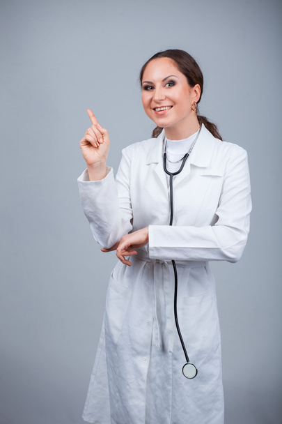 Doctor with stethoscope - Фото, изображение