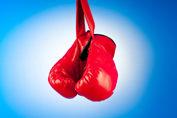 červené Boxerské rukavice na pozadí - Fotografie, Obrázek