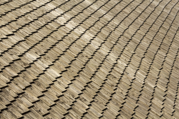 fából készült tető - Fotó, kép