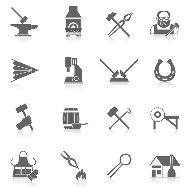Conjunto de iconos herrero
 - Vector, imagen
