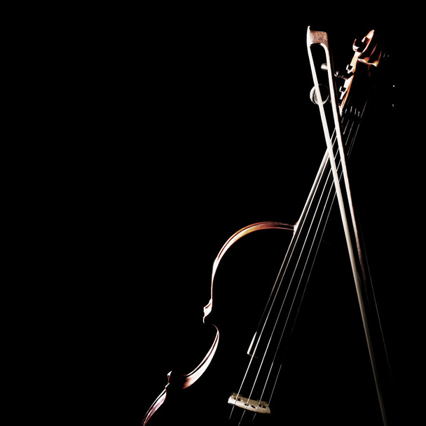 Violin bow orchestra musical instruments - Foto, Imagem