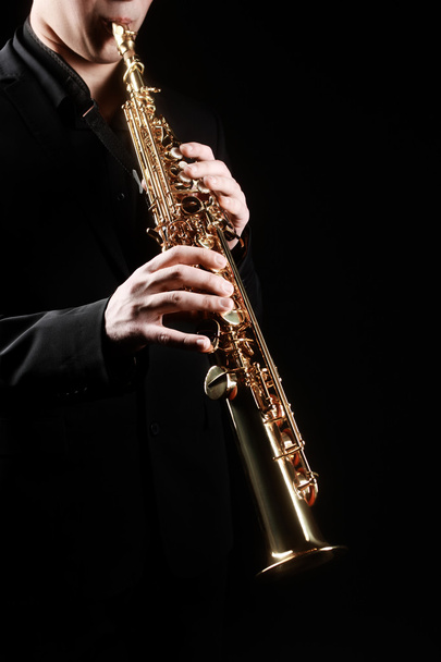 Saxophone soprano musical instruments - Foto, immagini