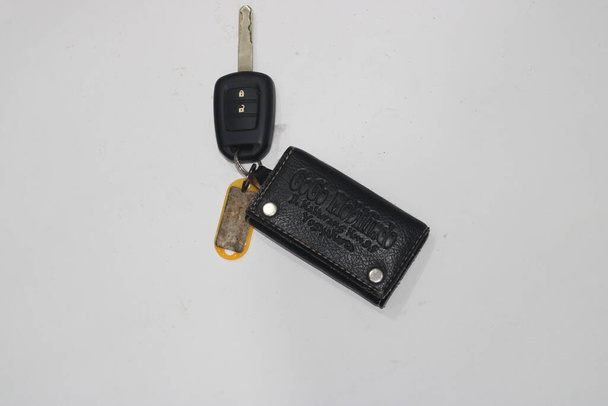 photo of car key on white background - Photo, Image