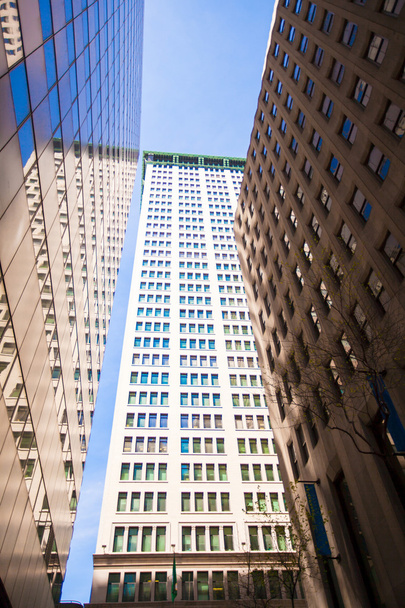 Immeubles Highrise dans le quartier financier de Wall Street, New York
 - Photo, image