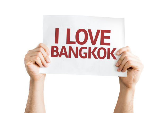 Ben aşk Bangkok kartı - Fotoğraf, Görsel