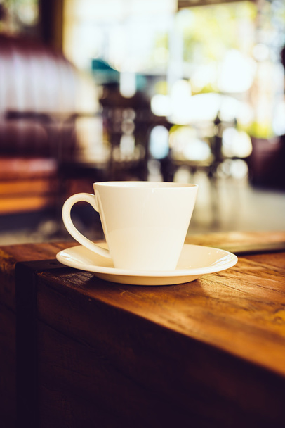Coffee cup in coffee shop - Photo, Image