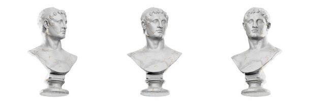 Ptolemaios II Philadelphus socha v nádherné 3D rende - Fotografie, Obrázek
