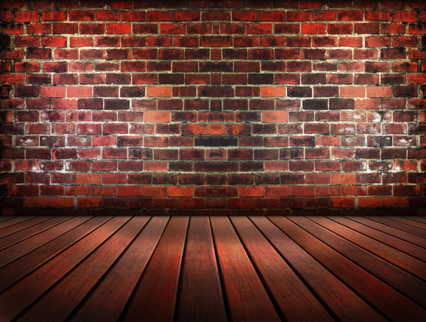 viejo muro de ladrillo y madera patrón piso uso como respaldo multiusos
 - Foto, imagen