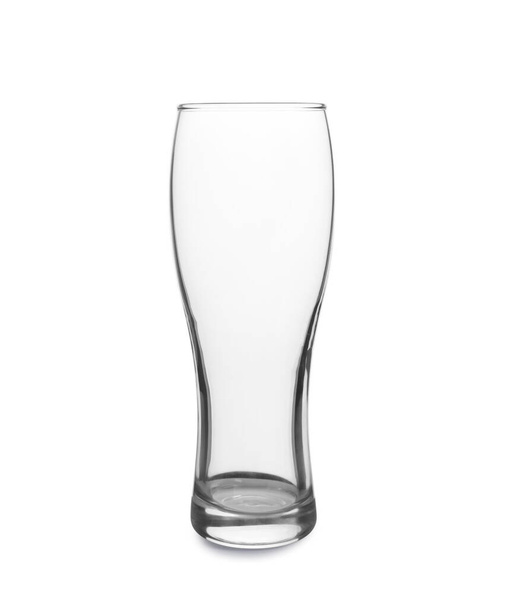 Elegant clean empty beer glass isolated on white - Фото, зображення