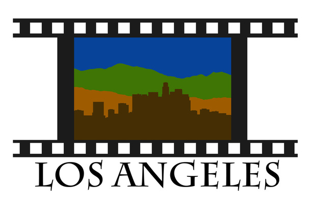 ロサンゼルス映画 - ベクター画像