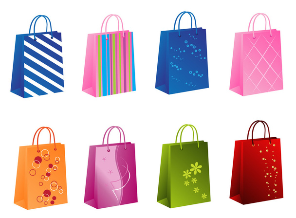 Shopping bags - Vector, Image