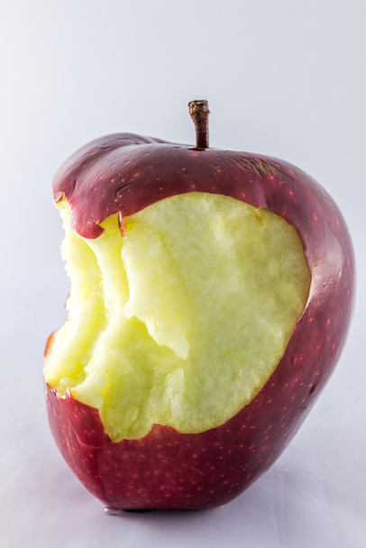 Bitted red apple - Photo, Image