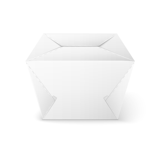 White Product Package Box Mock Up Template - Vektör, Görsel