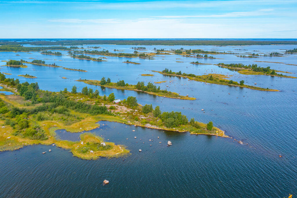 Panorama view of Kvarken archipelago in Finland. - Photo, image