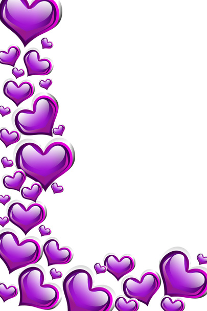 violetti sydän tausta - Valokuva, kuva