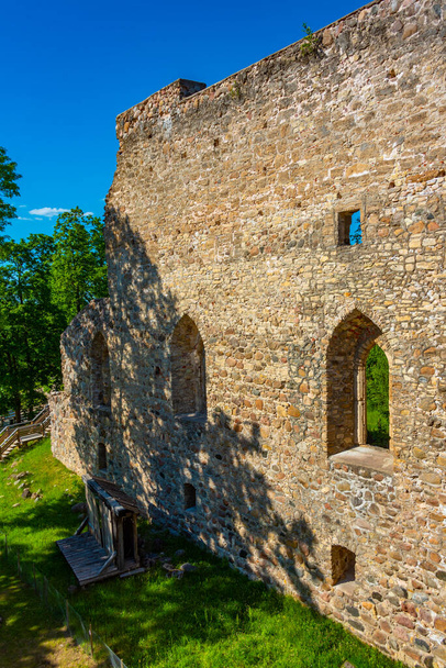 Castle Of The Livonian Order In Sigulda, Latvia. - Фото, изображение