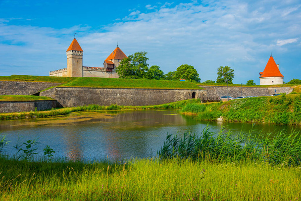 View of Kuressaare Castle in Estonia. - 写真・画像