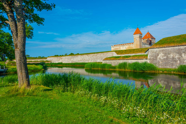 View of Kuressaare Castle in Estonia. - Foto, immagini