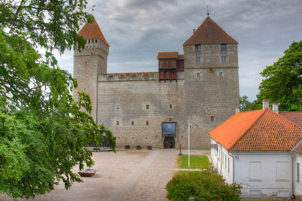 View of Kuressaare Castle in Estonia. - Фото, изображение