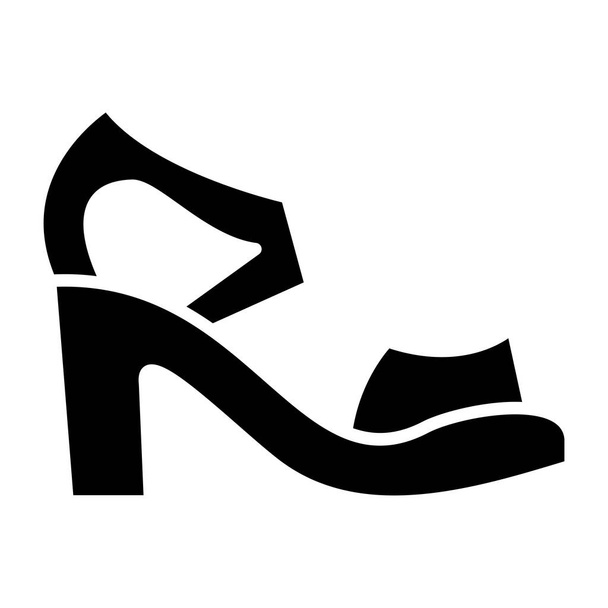 Icône sandale, illustration vectorielle - Vecteur, image