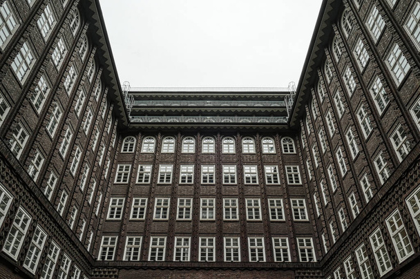 Historical branch office building in Hamburg - Fotoğraf, Görsel