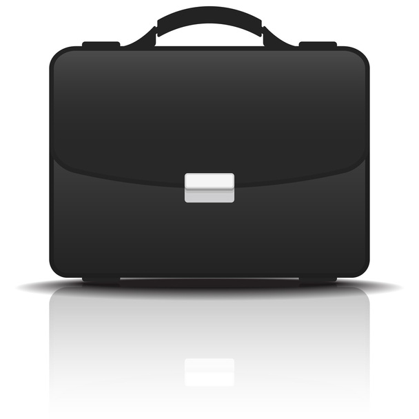 Чорний портфоліо Case, Векторні ілюстрації - Вектор, зображення