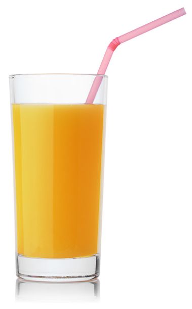 glass of fresh orange juice  - Photo, Image