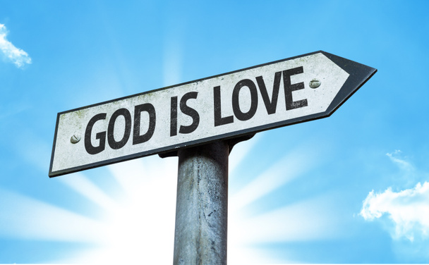 God is Love sign - Photo, Image