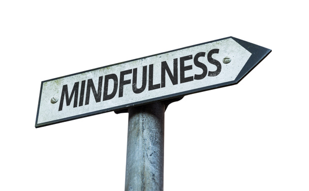 Κείμενο: Mindfulness στο σημάδι - Φωτογραφία, εικόνα