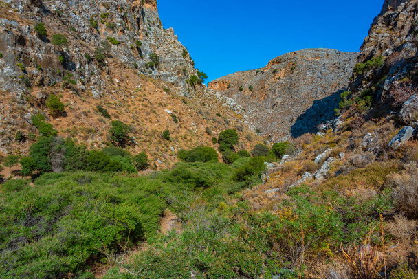 View of Zakros Gorge at Greek island Crete. - Foto, Bild