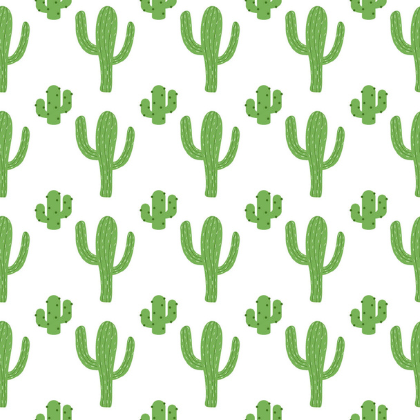 Cactus pattern. Colorful cactus pattern design. Cactus. Desert plant pattern. Desert plant - Вектор,изображение