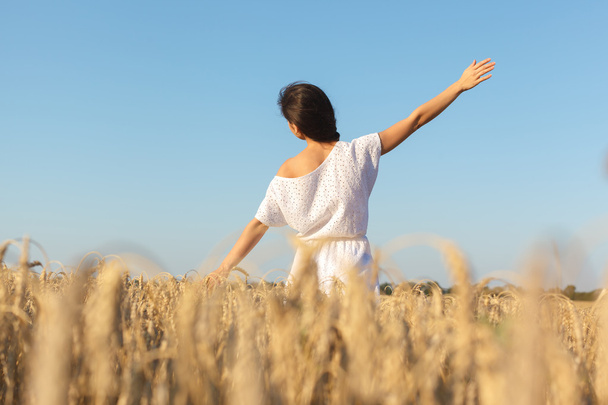 buğday alan kız - Fotoğraf, Görsel