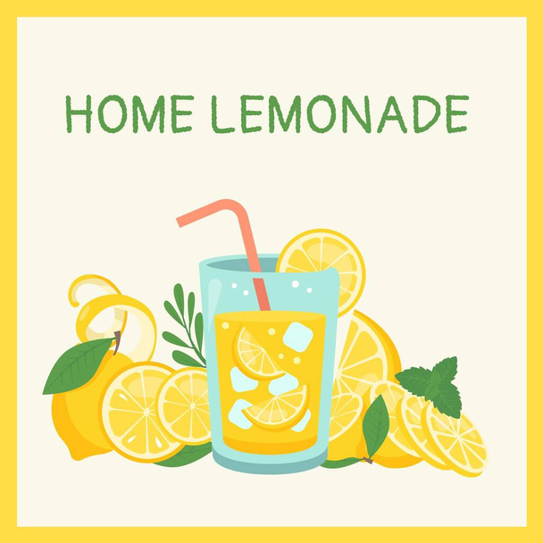 Home Lemonade Instagram Post - Φωτογραφία, εικόνα